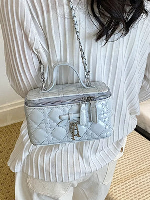 Top Handle Pu Leather Crossbody Bag option 7