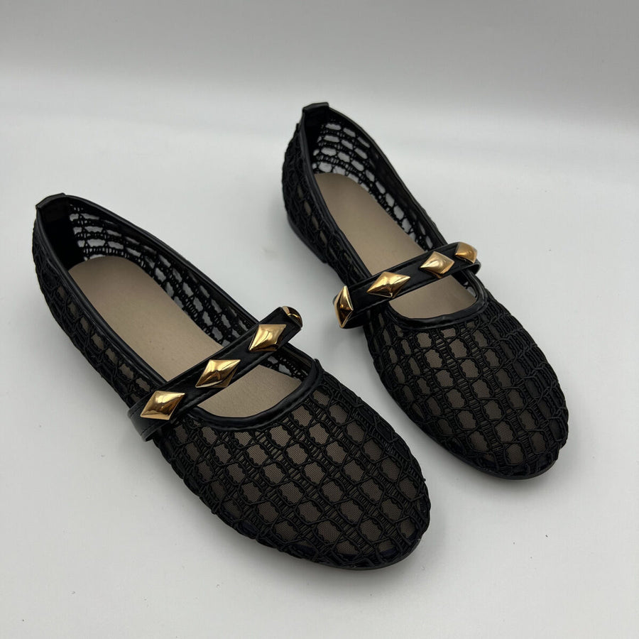 Polyester,Rubber Imported Size &amp loafers in ivory with flat silhouette