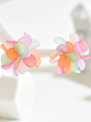 18K Gold-Plated,Acrylic,Stainless Steel Care instructions: Avoid wearing during earrings in pastel green with regular