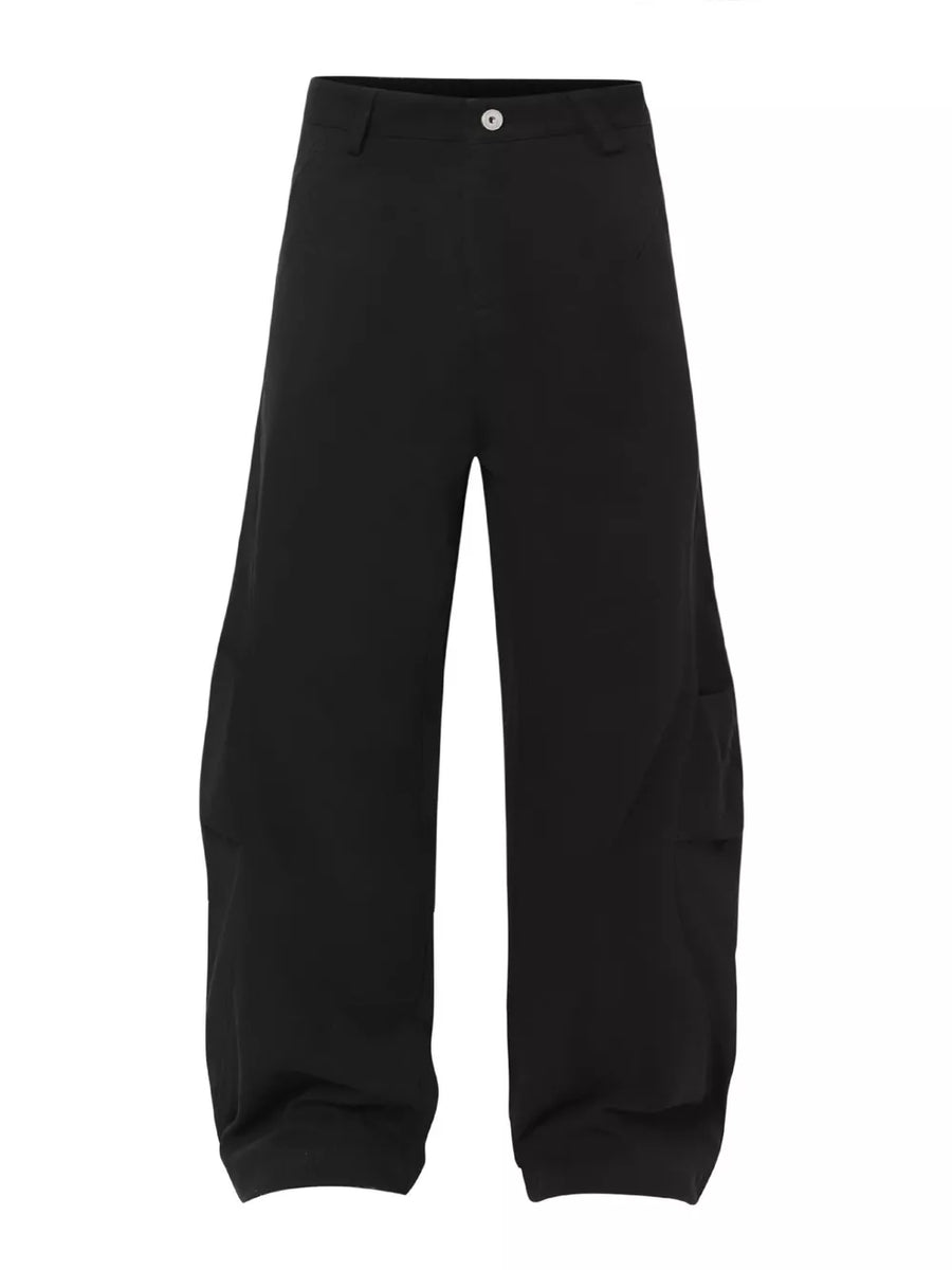 Men S Loose Fit Cargo Pants in White