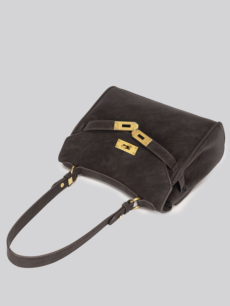 dark brown crossbody bag