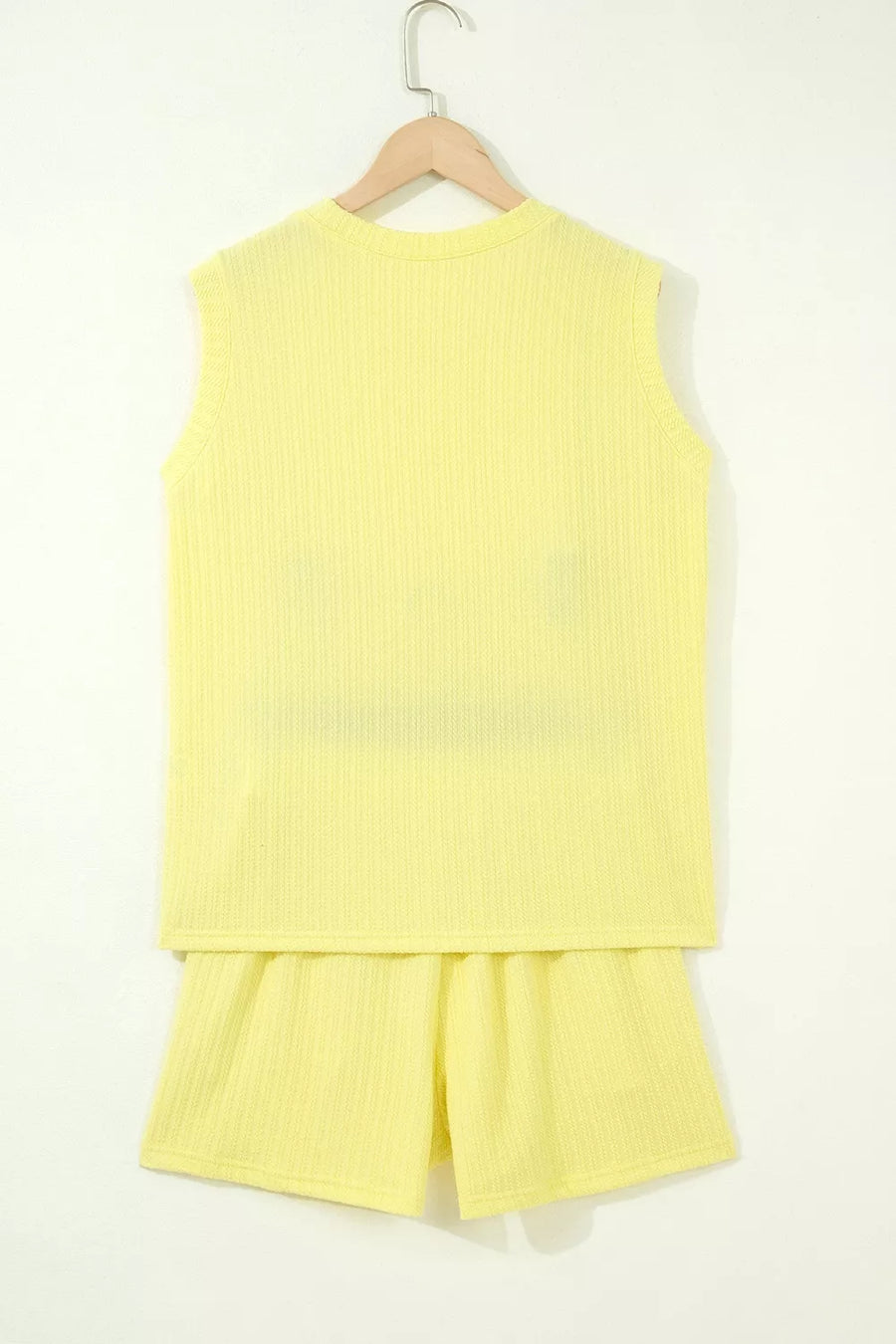 Ribbed Knit Tank And Shorts Set option 5