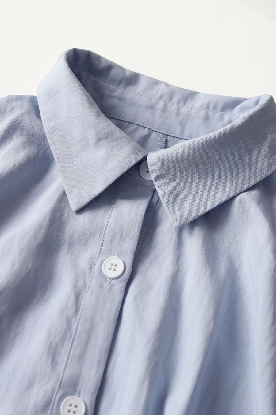 Button Up Short Sleeve Shirt Dress option 6