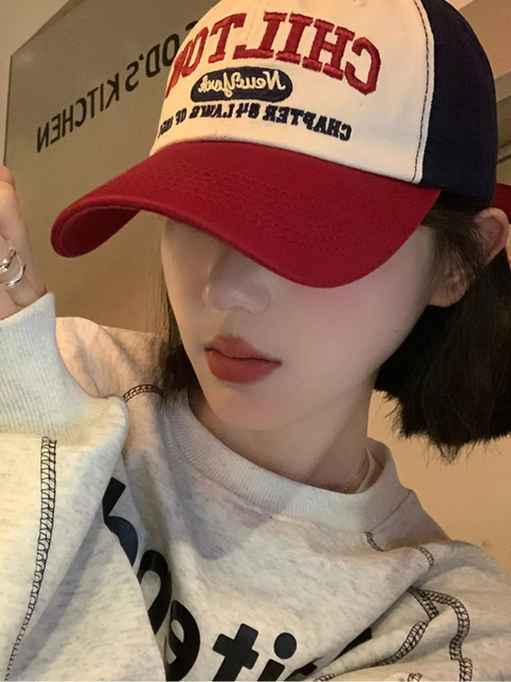 Rust Embroidered Baseball Cap