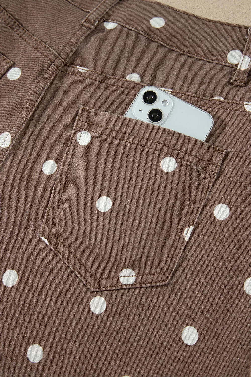 brown jeans