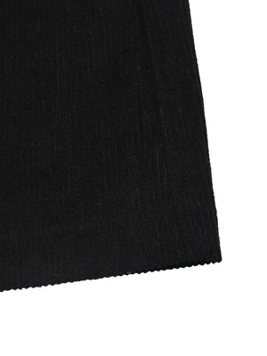 black with midi skirt with buttoned 11