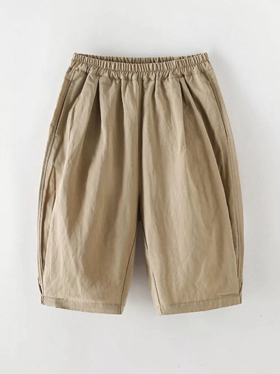 Children's Casual Elastic Waist Capris in this colorway