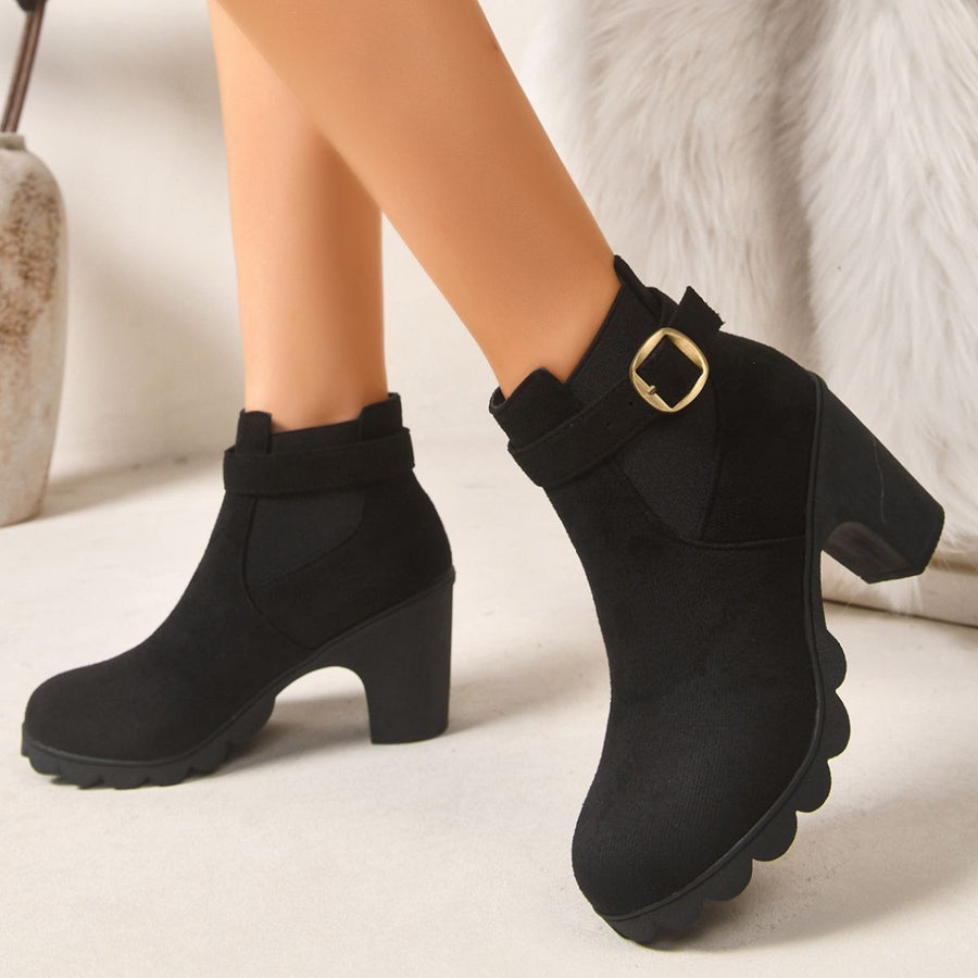Suede,Rubber Imported Size &amp boots in dark navy blue with structured silhouette