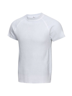t-shirt in Dark Gray with crew neck and raglan sleeve