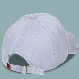 Embroidered Causal Baseball Cap in Purple
