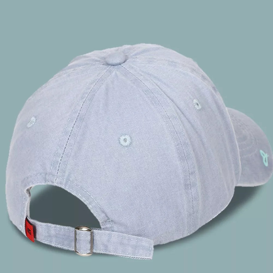 Embroidered Causal Baseball Cap in Purple