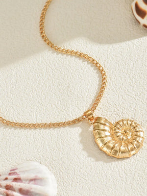 18K Gold-Plated,Stainless Steel Care instructions: Avoid wearing during exercise necklace in Gold with regular silhouette