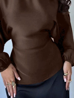 blouse in black