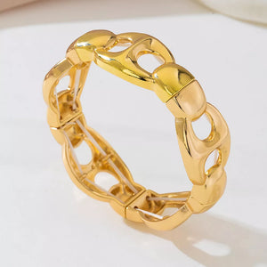 18K Gold-Plated,Alloy Care instructions: Avoid wearing during exercise, as sweat bracelet in Gold with regular silhouette