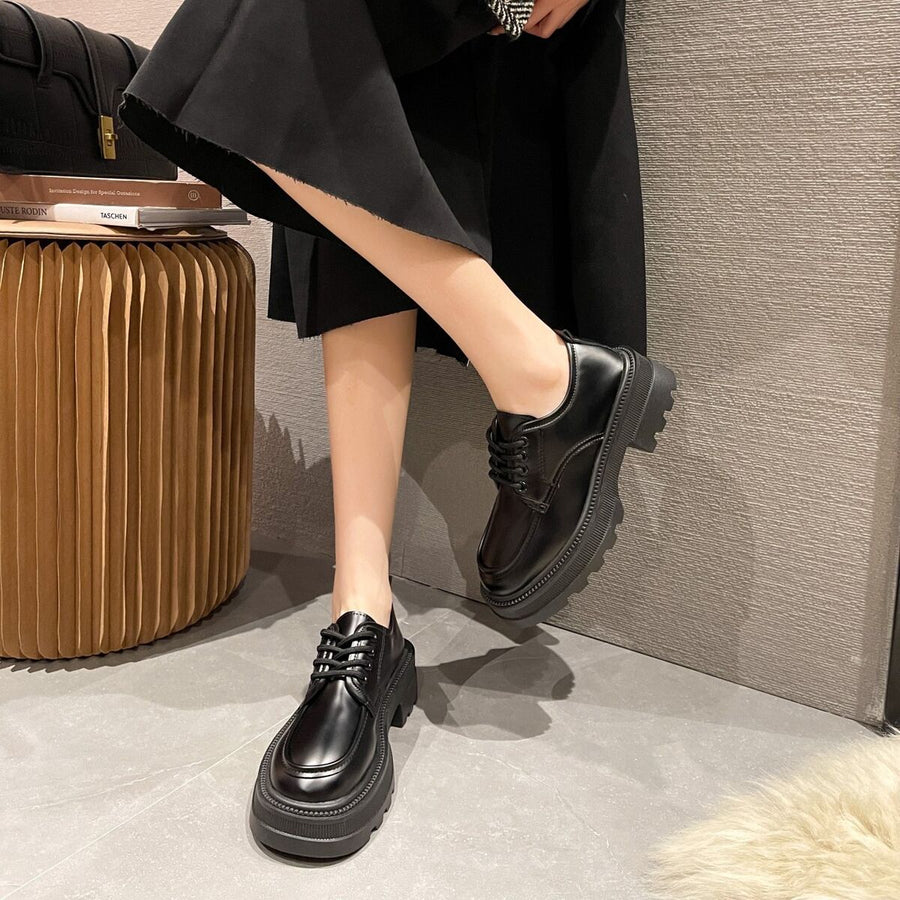 Black loafers