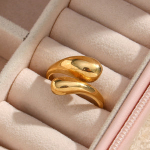 gold with ring with 18K gold-plated 9