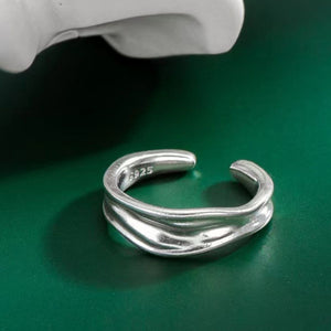 925 sterling silver Care instructions: Avoid wearing during exercise, as sweat w ring in Silver with fitted silhouette