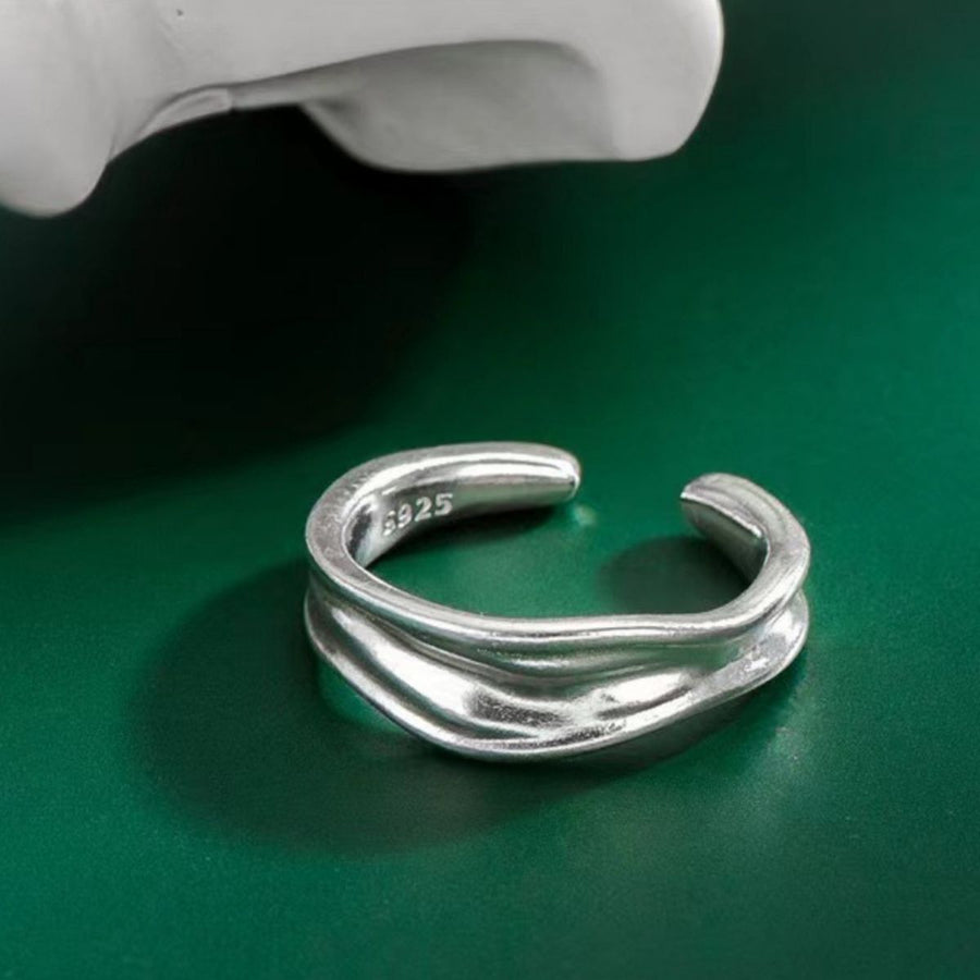 925 sterling silver Care instructions: Avoid wearing during exercise, as sweat w ring in Silver with fitted silhouette