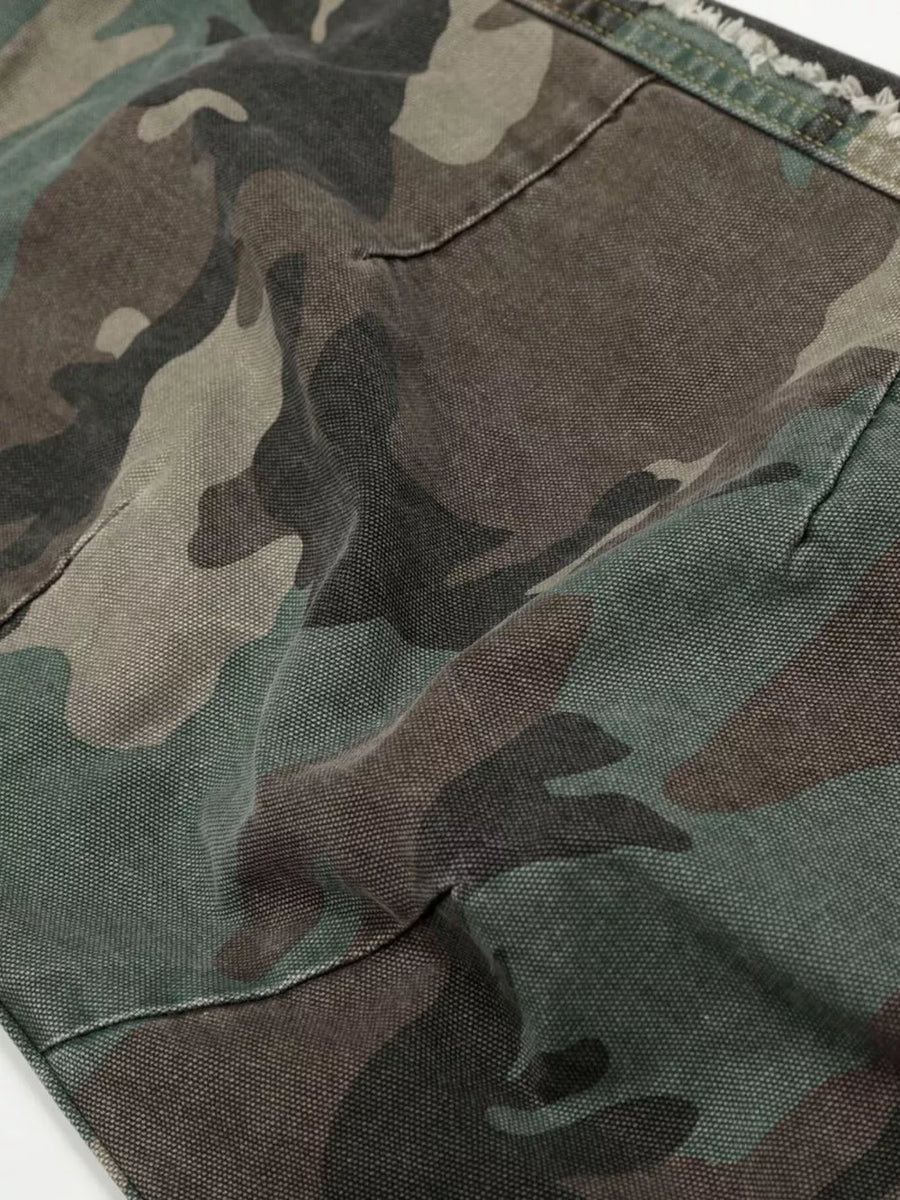 Men's Camouflage Wide-leg Sweatpants option 5