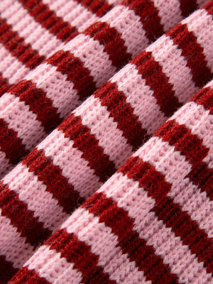 zip-up sweater in light pink with zipper and hip-length