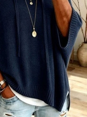 pullover hoodie in royal blue