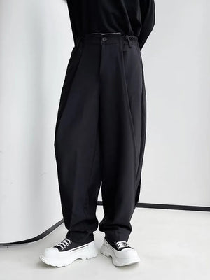 Black Men's Loose Fit Pants