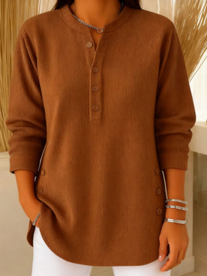 burgundy henley