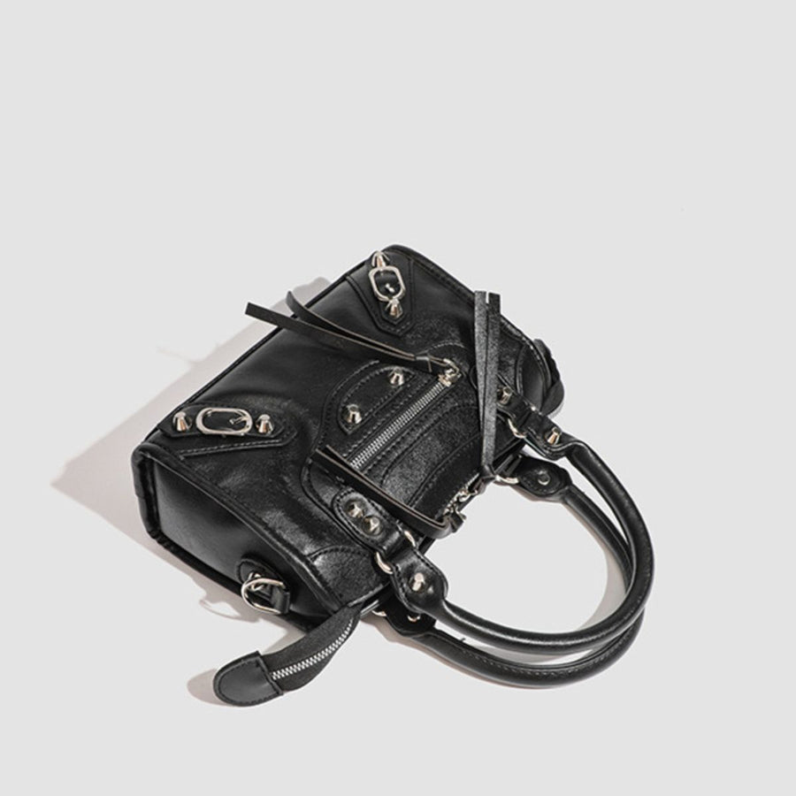 Black with crossbody bag with studded 6