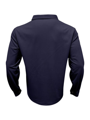 Men's Full Size Button Up Long Sleeve Shirt And Pants Set in Grey