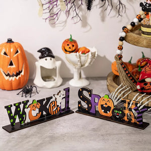 wood Imported Size &amp decorative object set in green with decorative object silhouette