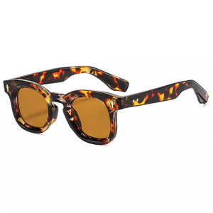 vintage-inspired sunglasses in Bright Black Framed Orange Slices with N/A