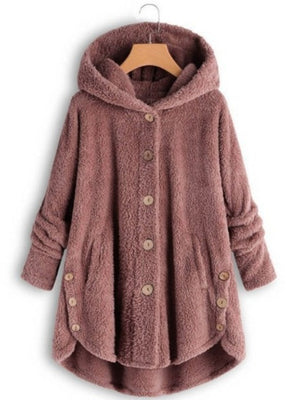 modern hoodie in Dark Pink with hooded