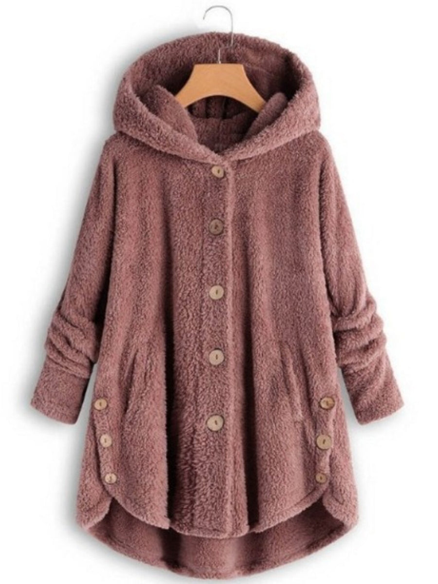 modern hoodie in Dark Pink with hooded
