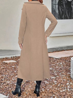100% polyester Care instructions: Machine wash cold trench coat in Khaki with regular silhouette