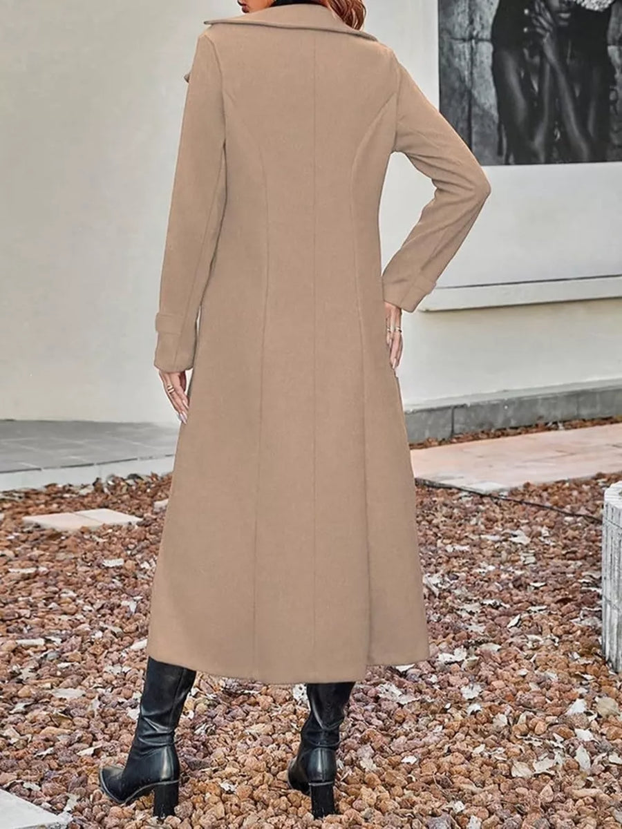 100% polyester Care instructions: Machine wash cold trench coat in Khaki with regular silhouette
