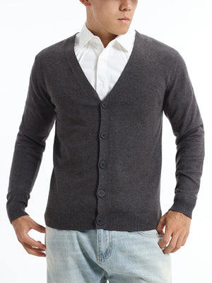 cardigan in Green with plus-size and hip-length