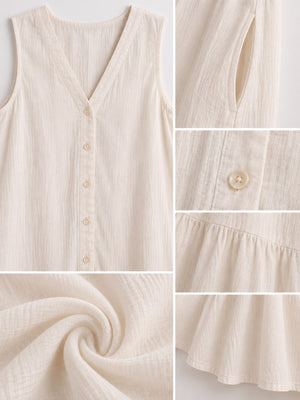 midi dress in Pink with pocketed and midi