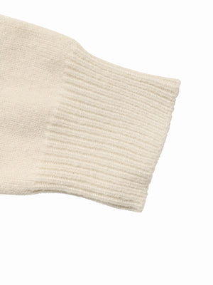 Apricot regular crewneck sweater with crew neck