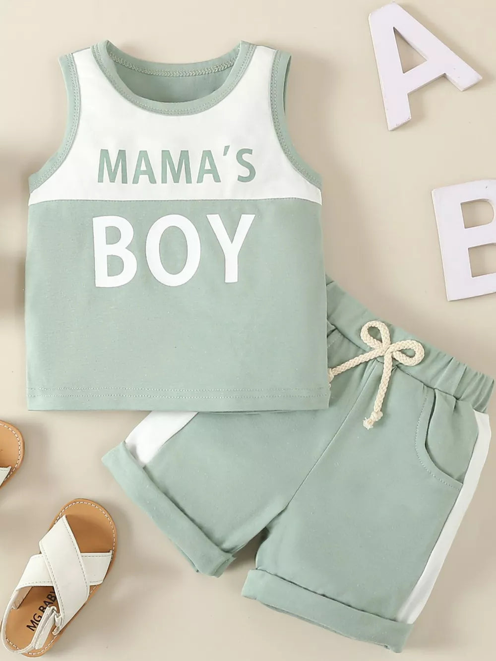 Children's Tank Top And Shorts Set option 8