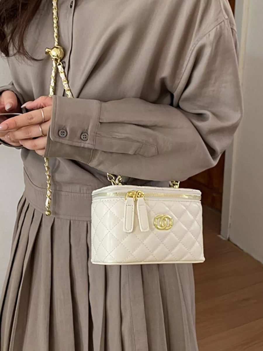 Quilted Leather Crossbody Bag option 7
