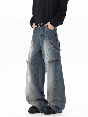 streetwear jeans in Blue with not applicable
