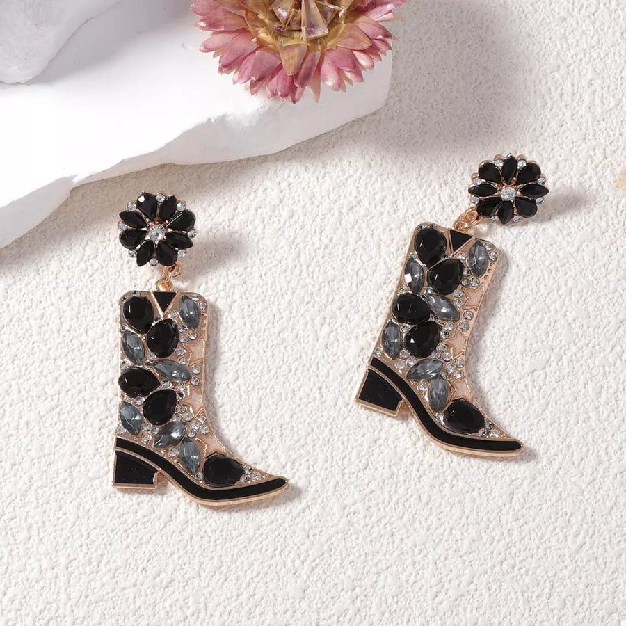 18K Gold-Plated,Zinc alloy,Rhinestone Care instructions: Avoid wearing during ex earrings in Green with not applicable
