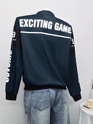 white bomber jacket