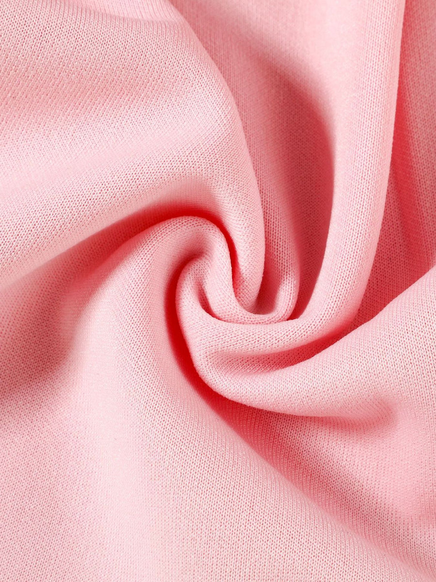 Pink Toddler Long Sleeve Shirt And Skirt Set