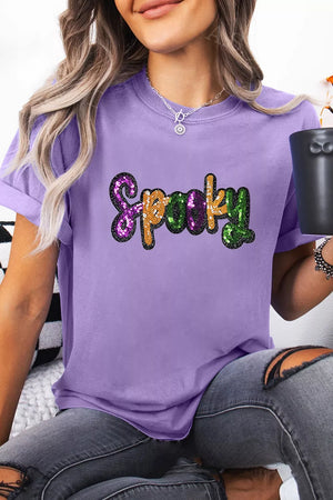 lavender t-shirt with hip-length and pullover