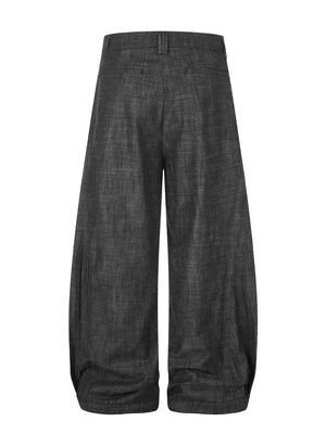 Black with Men's Wide Leg Jeans Black