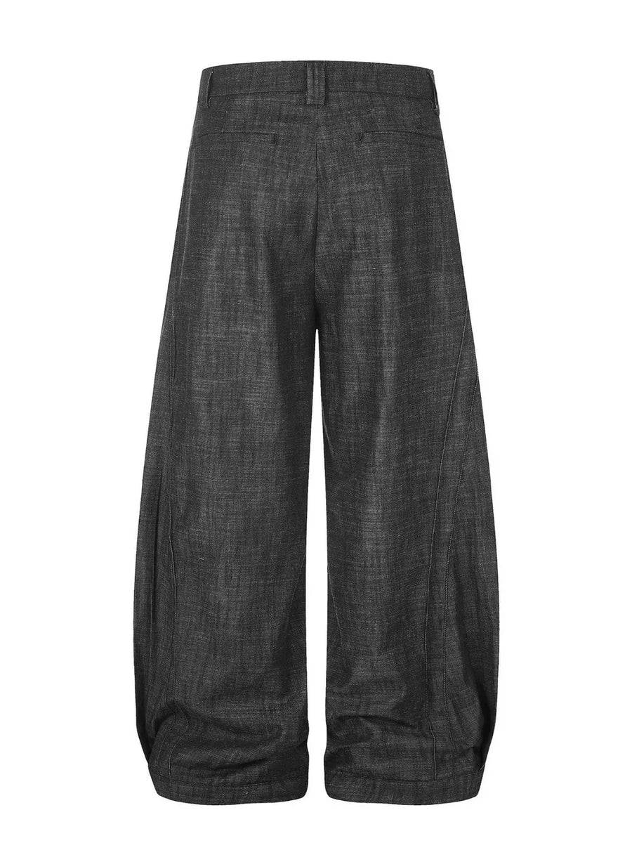 Black with Men's Wide Leg Jeans Black