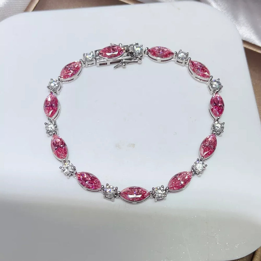 Sterling Moissanite Bracelet option 4