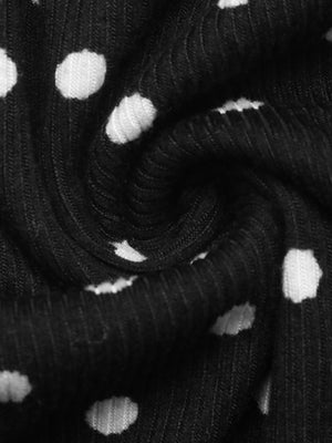 bodysuit in black with buttoned and full-length