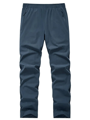 Dark Blue Men's Plus Size Lightweight Quick-dry Pants